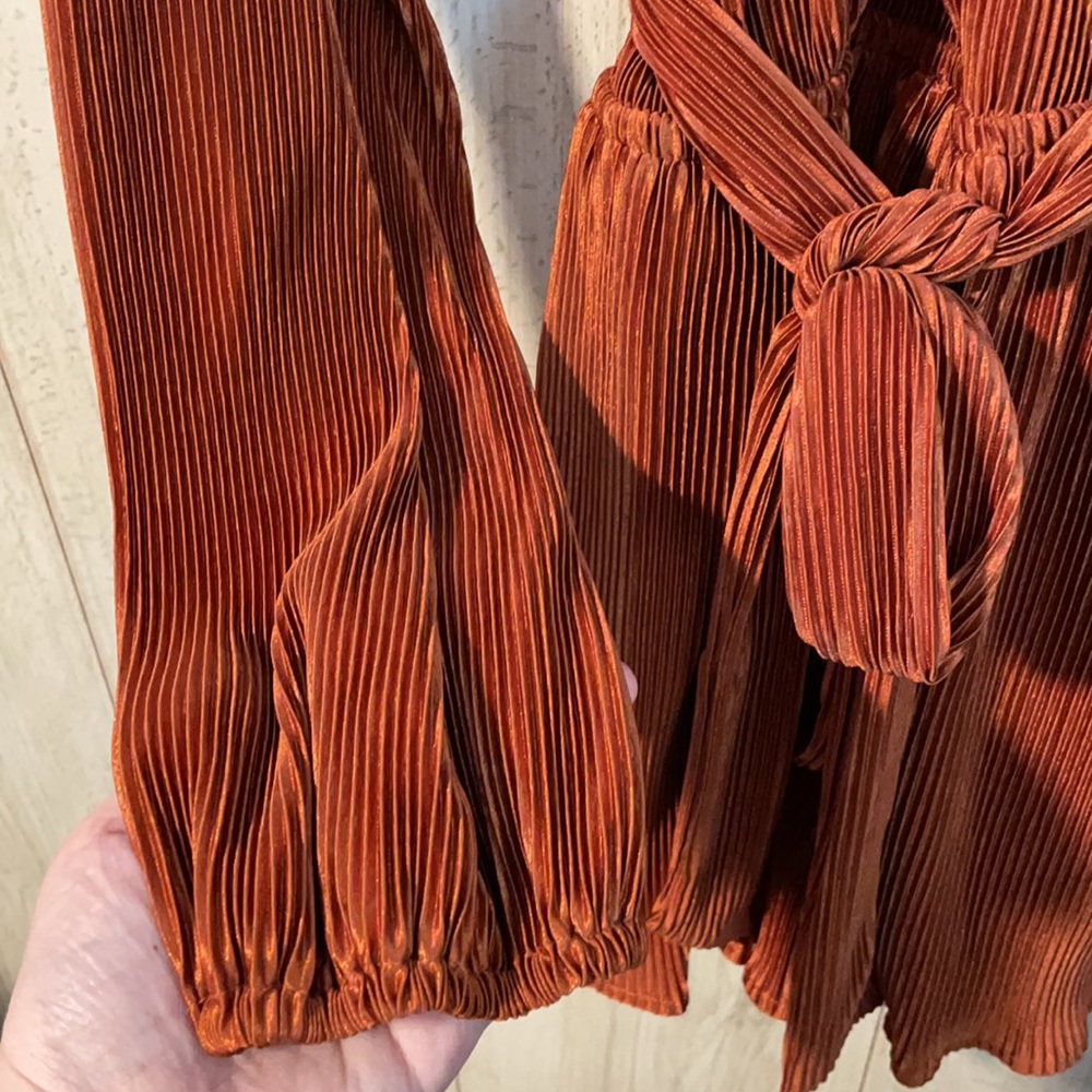 Burnt Orange Romper - Picture 6 of 9